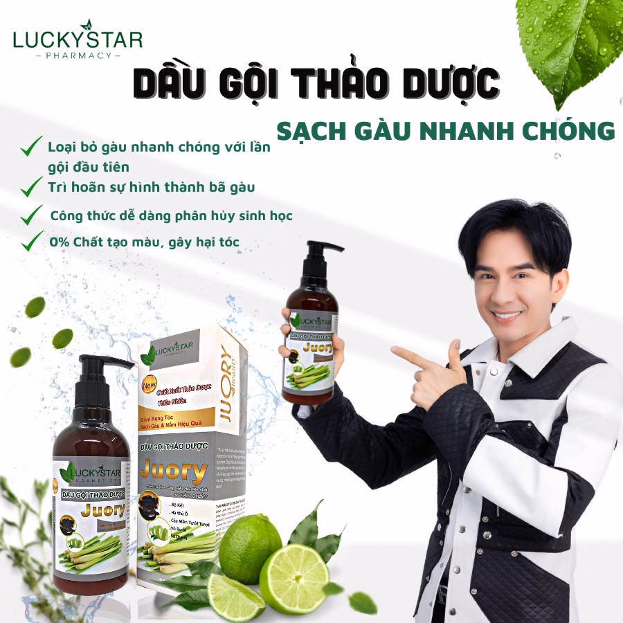 Dầu Gội Thảo Dược Juory 300Ml - Lucky Star - Ảnh 7