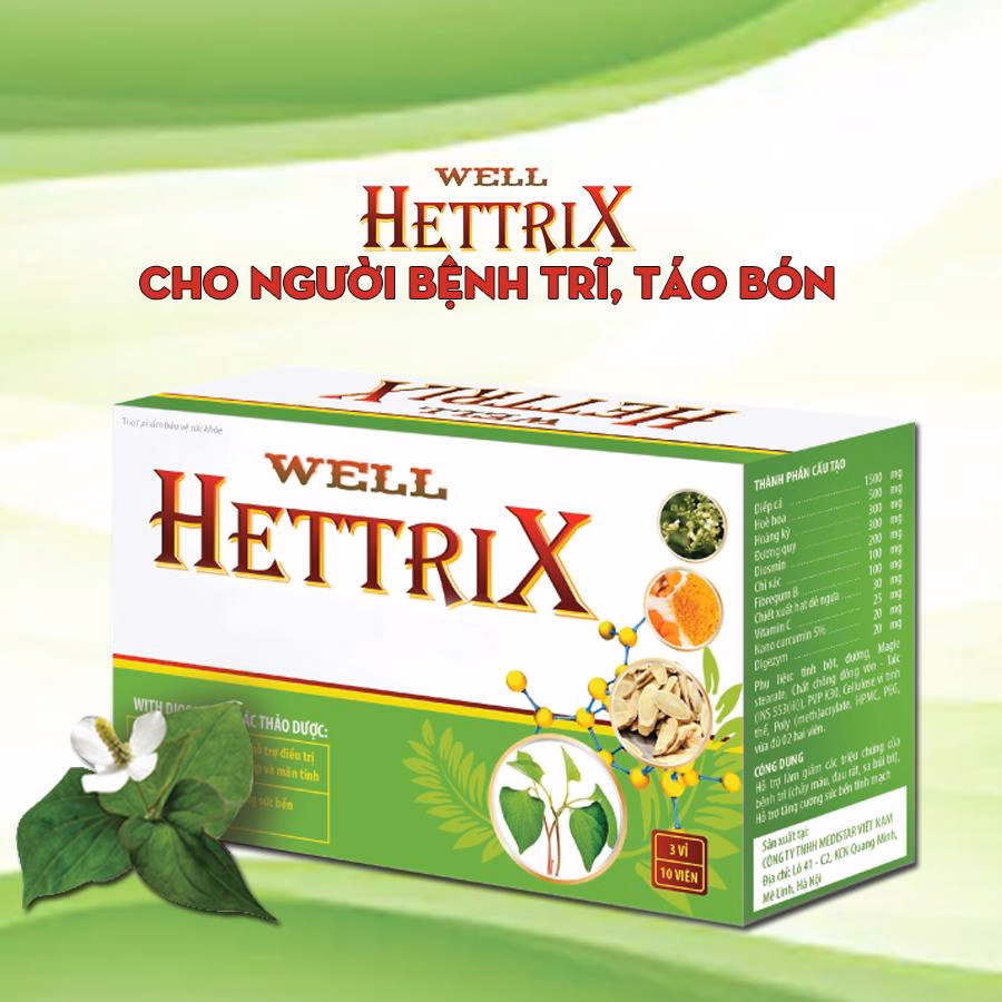 Well Hettrix Hỗ Trợ Thanh Nhiệt, Nhuận Tràng - Frize