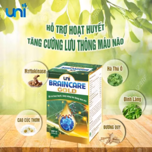 Viên Uống Bổ Não Braincare Gold - Uni Pharma