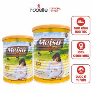 Sữa Bột Cho Mẹ Đang Mang Thai Và Cho Con Bú, Hỗ Trợ Phát Triển Xương Chắc Khoẻ, Bổ Sung Vitamin, Sắt, Kẽm Meisu Mama – Đông Khánh