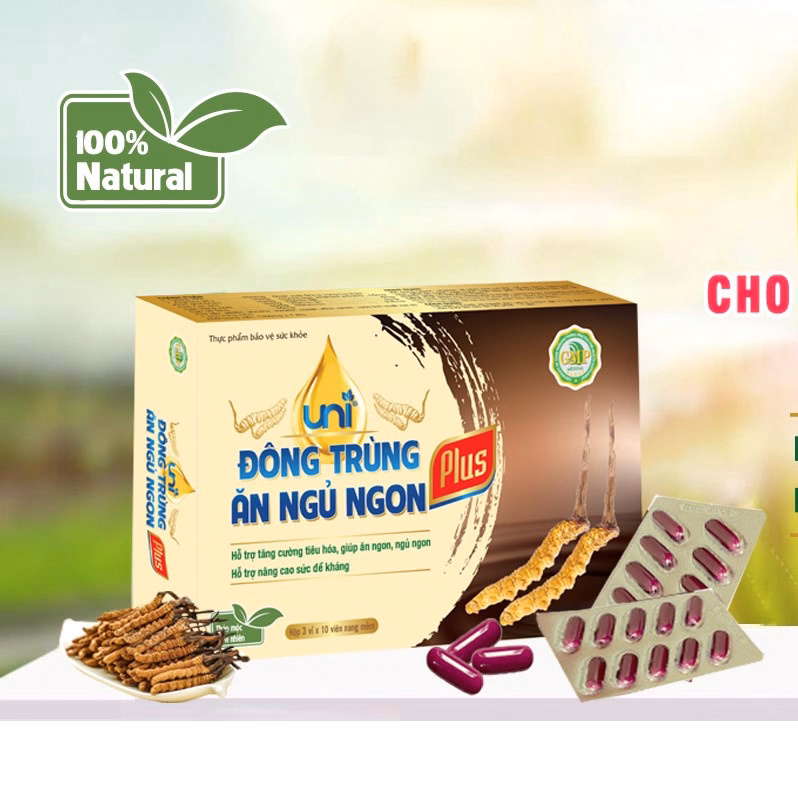 Đông Trùng Ăn Ngủ Ngon Plus - Uni Pharma - Ảnh 3
