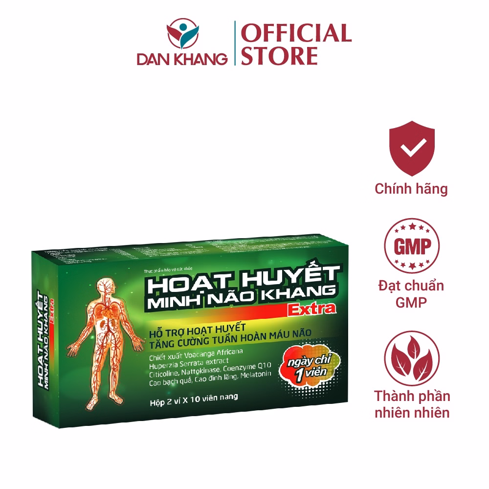 Hoạt Huyết Minh Não Khang Extra - Dân Khang - Ảnh 2