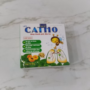 Siro Giúp Thanh Phế, Dịu Ho Catho (Hộp 10 Ống) - Uni Pharma