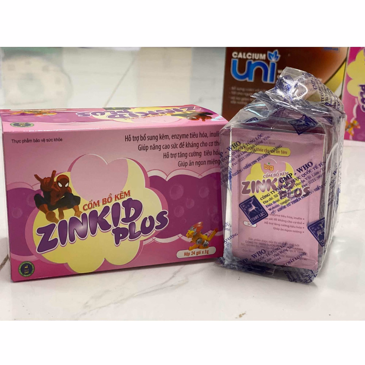 Cốm Bổ Kẽm Zinkid Plus - Unipharma - Ảnh 2