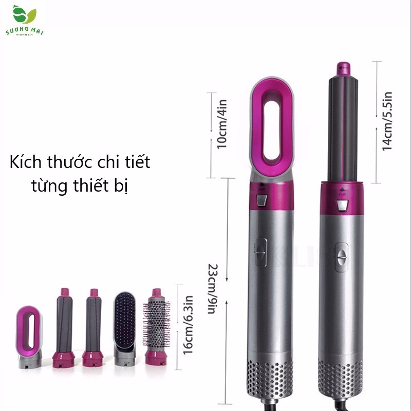 Máy Tạo Kiểu Tóc Đa Năng 5 In 1 - Sương Mai - Ảnh 5