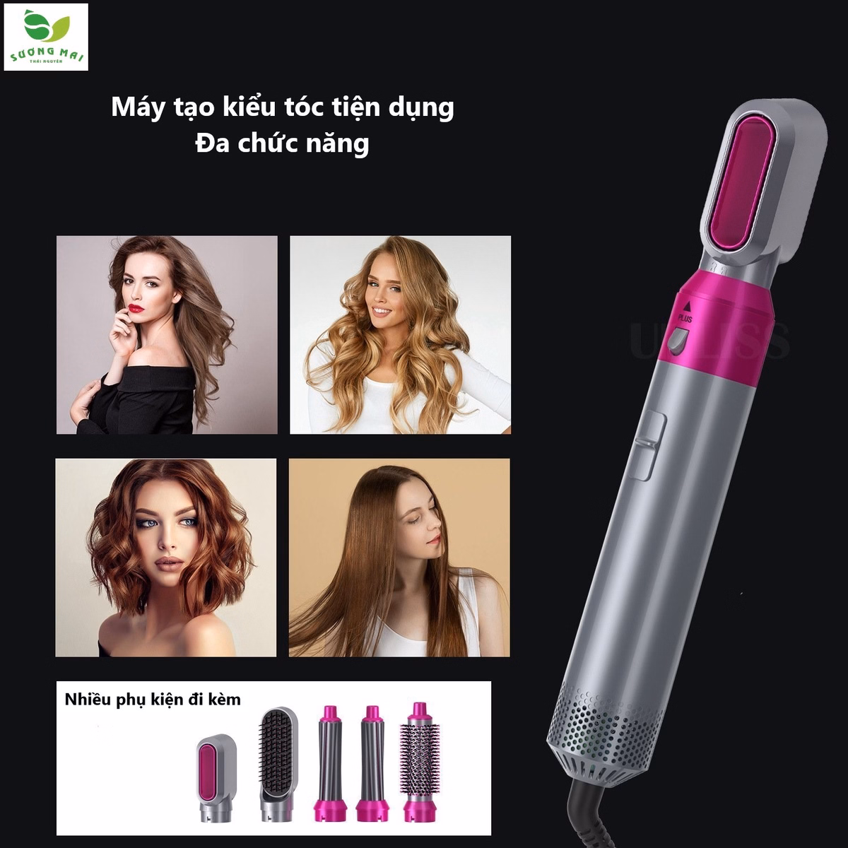 Máy Tạo Kiểu Tóc Đa Năng 5 In 1 - Sương Mai - Ảnh 7