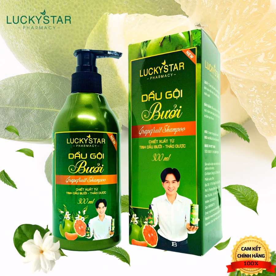 Dầu Gội Bưởi Cao Cấp 300Ml - Lucky Star - Ảnh 4