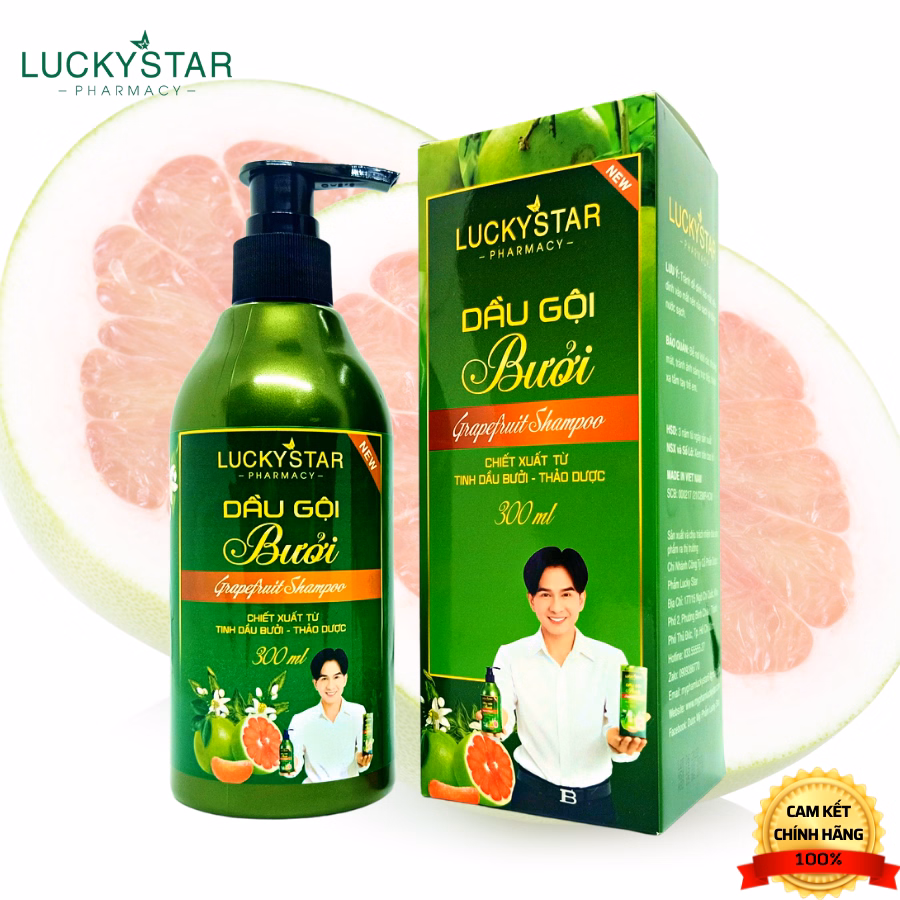 Dầu Gội Bưởi Cao Cấp 300Ml - Lucky Star - Ảnh 3