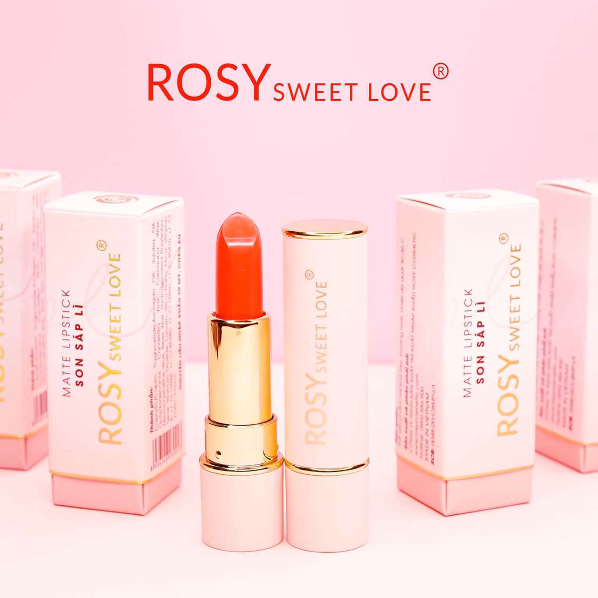 Combo 2 Son Sáp Lì Sweet Love - Rosy - Ảnh 3