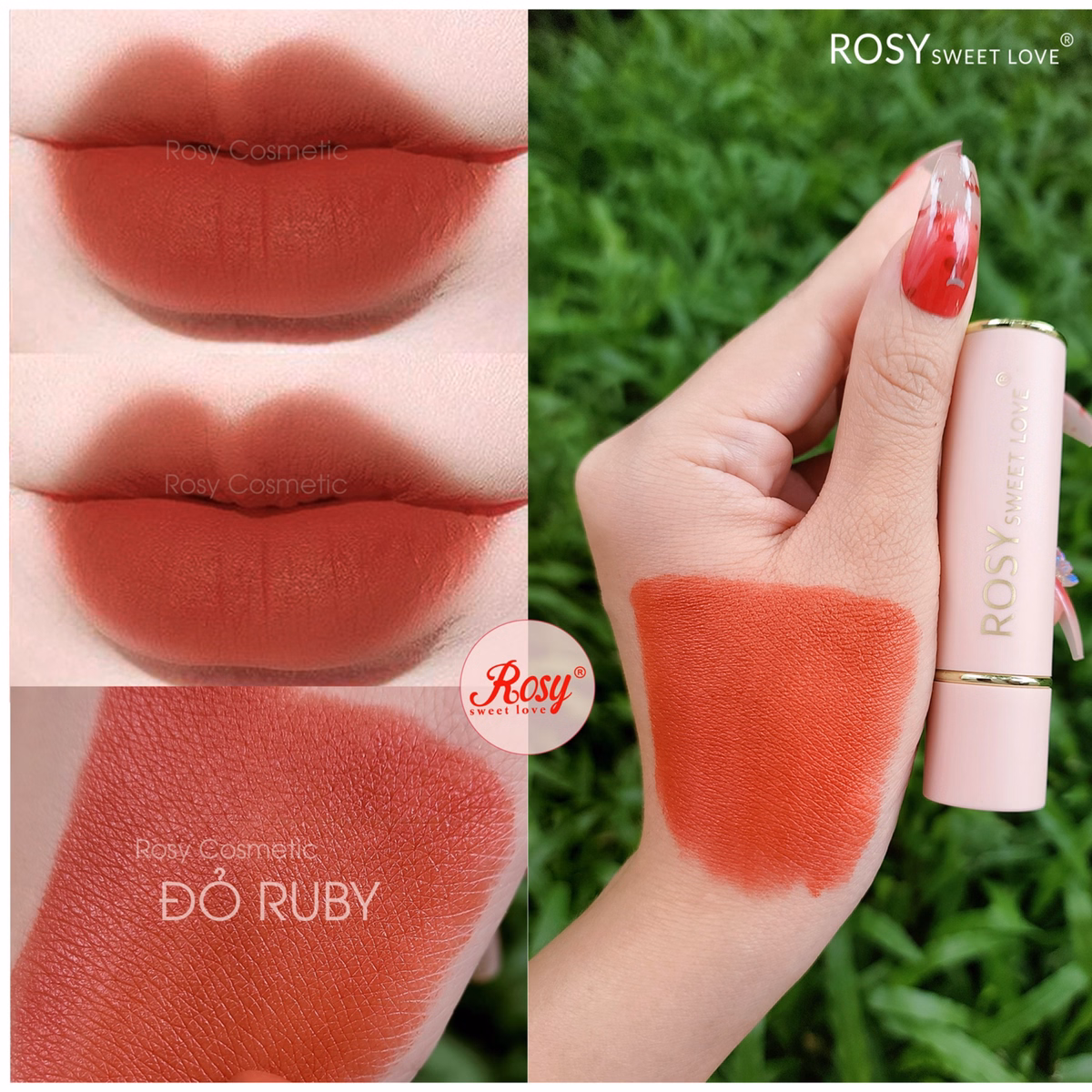 Combo 2 Son Sáp Lì Sweet Love - Rosy - Ảnh 13