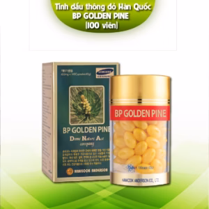 Tinh Dầu Thông Đỏ Bp Golden Pine - Bp Pharma - Hộp 100 Viên
