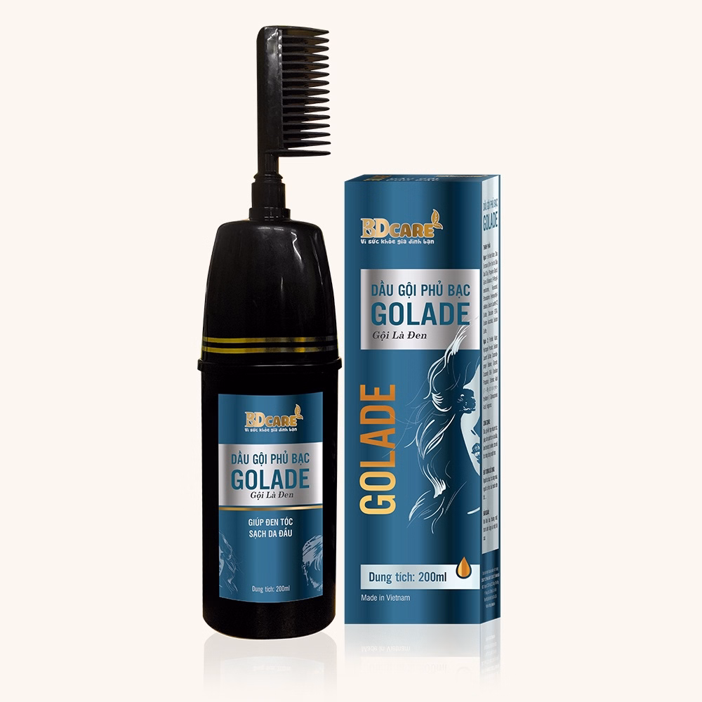 Dầu Gội Phủ Bạc Golade 200Ml - Bdcare