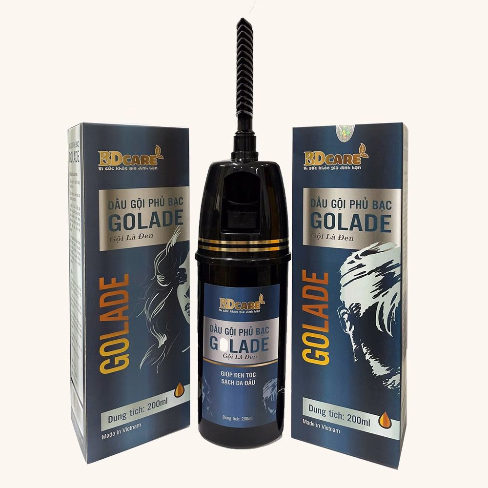 Dầu Gội Phủ Bạc Golade 200Ml - Bdcare - Ảnh 4