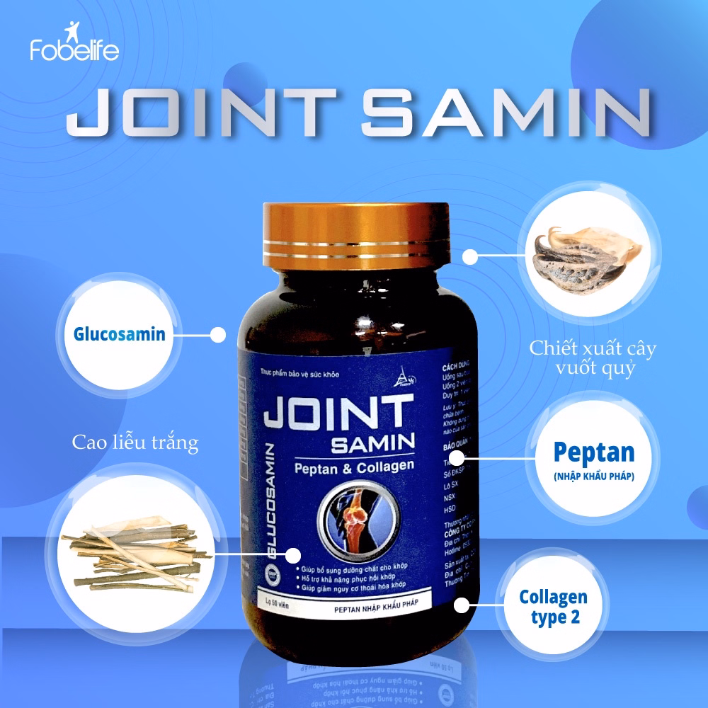 Viên Uống Giảm Thoái Hóa, Khô Cứng, Phục Hồi Xương Khớp Joint Samin - Fobelife - Ảnh 2