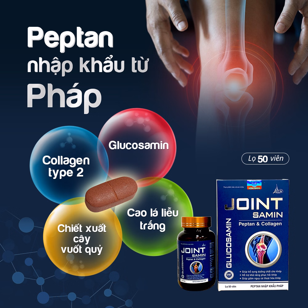 Viên Uống Giảm Thoái Hóa, Khô Cứng, Phục Hồi Xương Khớp Joint Samin - Fobelife - Ảnh 4