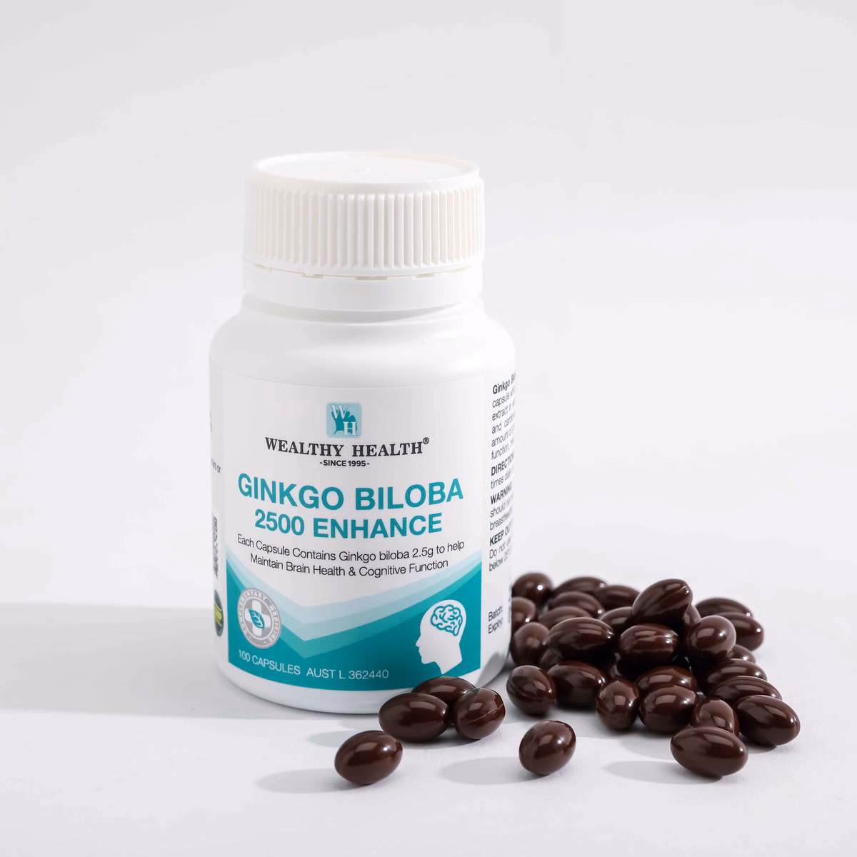 Thực Phẩm Bảo Vệ Sức Khỏe Ginkgo Biloba 2500 Enhance - Wealthy Health - Ảnh 2