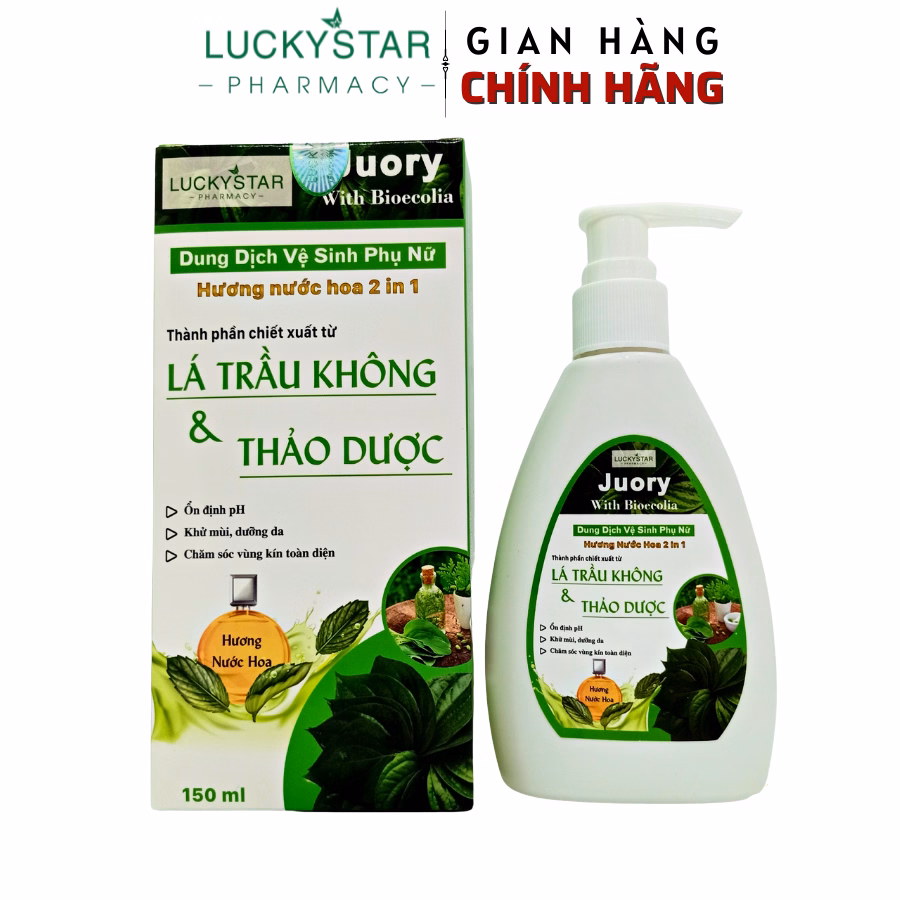 Dung Dịch Vệ Sinh Phụ Nữ Thảo Dược Hương Nước Hoa Juory 150Ml - Lucky Star - Ảnh 2