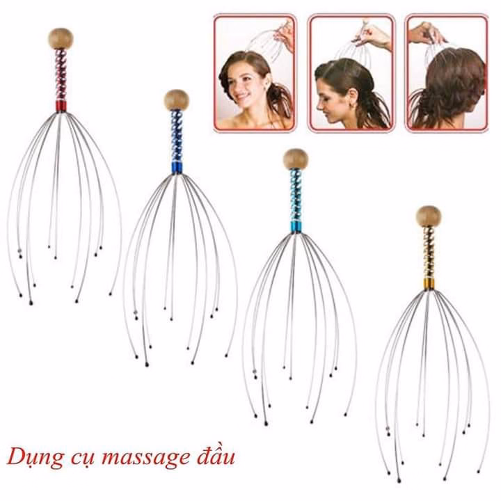Dụng Cụ Massage Đầu Bạch Tuộc 22Cm - Su - Ảnh 5