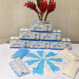 [Thùng] Khẩu Trang Y Tế + 4D Con Cua (40 Cái/Hộp, 25 Hộp/Thùng) - Đồng Xanh Premium - Thùng 1000 Cái
