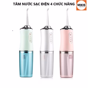 Tăm Nước Sạc Điện 4 Chức Năng Chăm Sóc Răng Miệng - Sương Mai