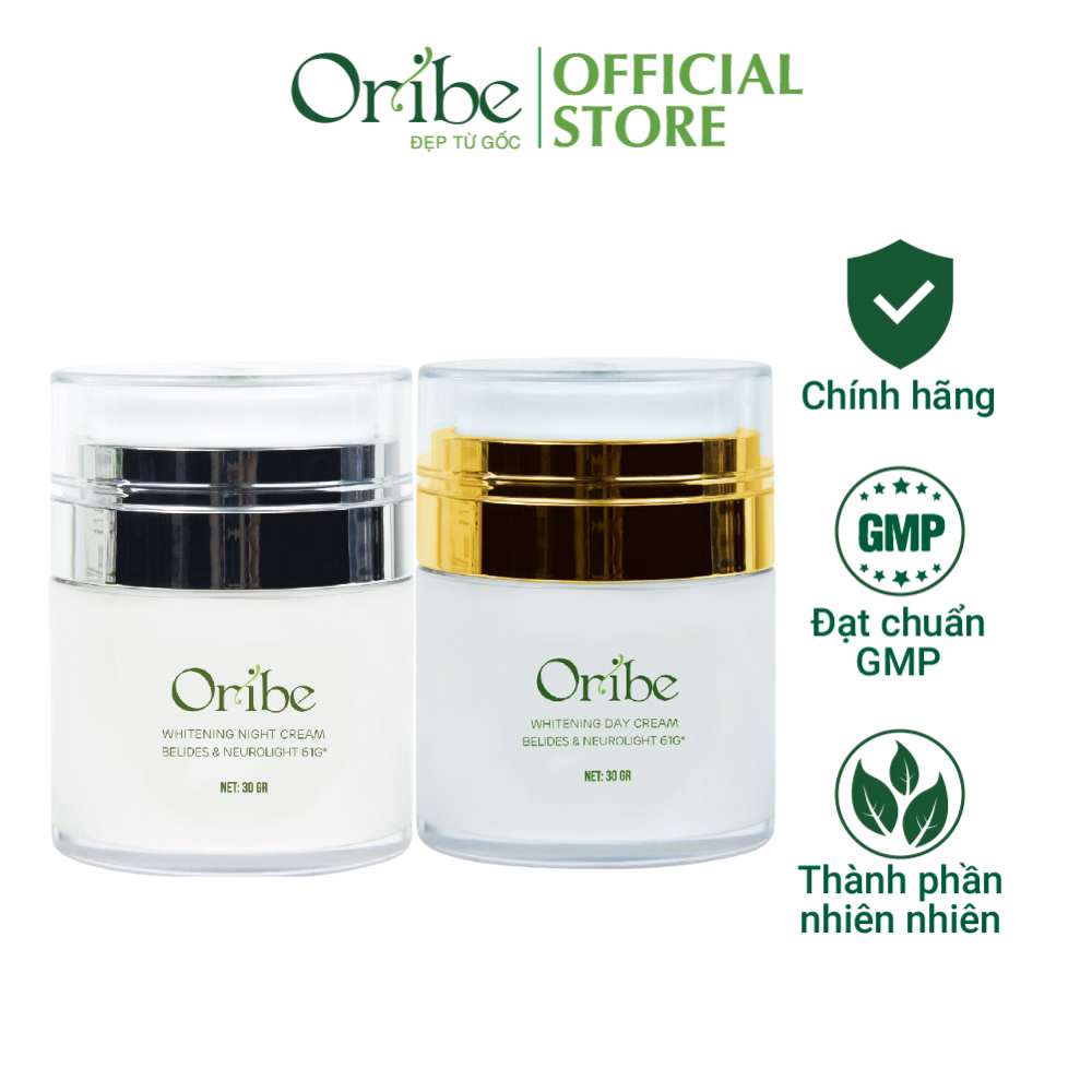 Bộ Đôi Sản Phẩm Dưỡng Trắng Da Ngày Và Đêm Oribe Giúp Dưỡng Ẩm, Trắng Da, Chống Lão Hóa, Mờ Nám - Oribe - Ảnh 11