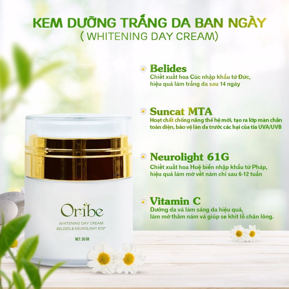 Bộ Đôi Sản Phẩm Dưỡng Trắng Da Ngày Và Đêm Oribe Giúp Dưỡng Ẩm, Trắng Da, Chống Lão Hóa, Mờ Nám - Oribe - Ảnh 5