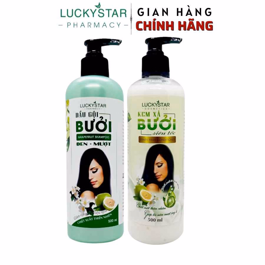 Combo Gội Xả Bưởi - Lucky Star - Ảnh 2