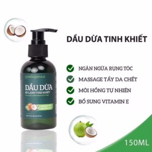 New Version Dầu Dừa Nguyên Chất Ép Lạnh 150Ml - Milaganics
