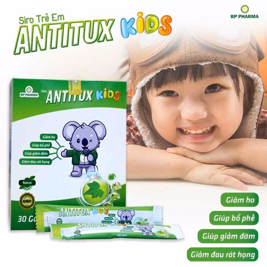 Siro Giảm Ho Bổ Phế Long Đờm Antitux Kids - Bp Pharma