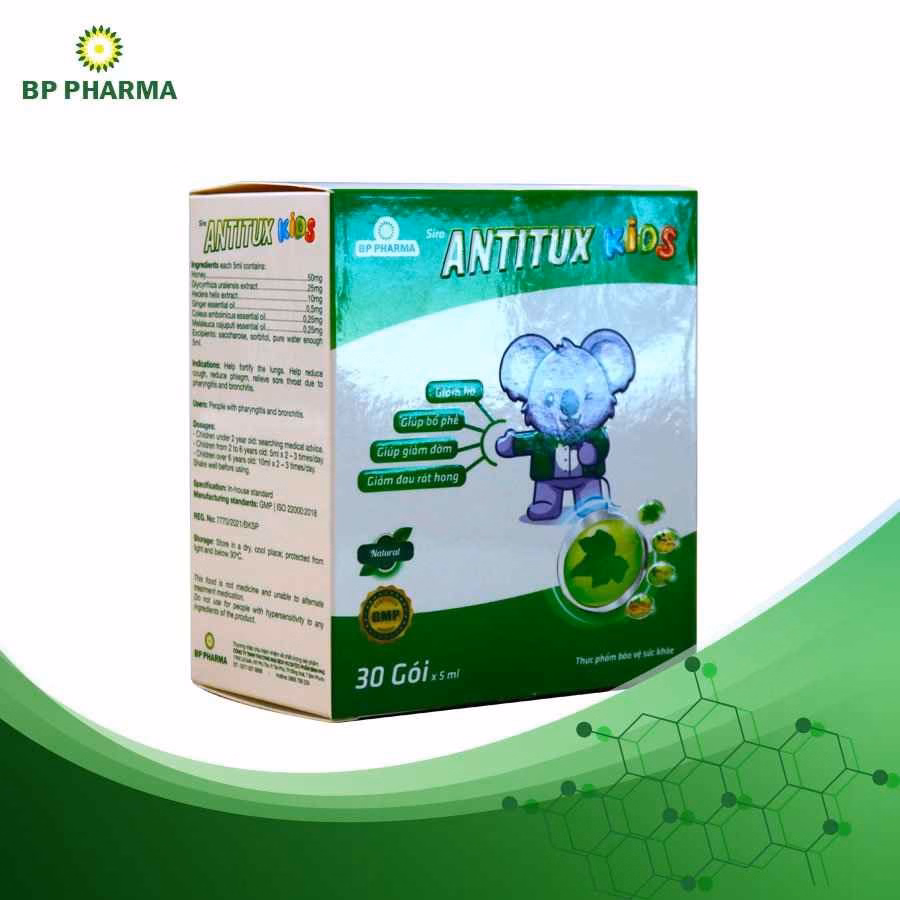 Siro Giảm Ho Bổ Phế Long Đờm Antitux Kids - Bp Pharma - Ảnh 3