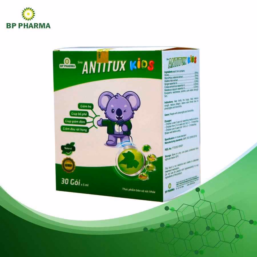 Siro Giảm Ho Bổ Phế Long Đờm Antitux Kids - Bp Pharma - Ảnh 4