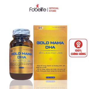 Viên Uống Gold Mama Dha Bổ Sung Sắt & Vitamin Khoáng Chất - Đông Khánh