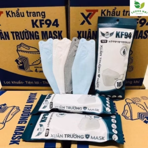 [Thùng] Khẩu Trang Y Tế Chống Bụi Siêu Mịn Kf94 - Xuân Trường - 300 Cái/Thùng