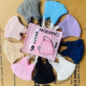 Combo 200 Khẩu Trang 5D Mix Nhiều Màu Thời Trang Kháng Khuẩn 99% - Chipxinhxk