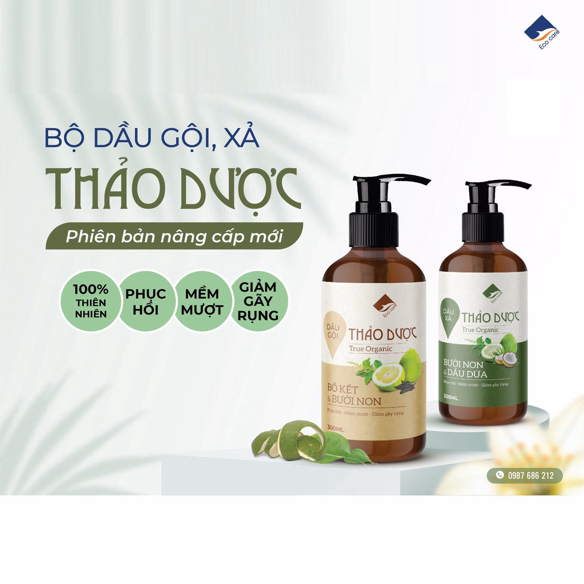 Dầu Gội Thảo Dược True Organic 300Ml - Ecocare - Ảnh 7