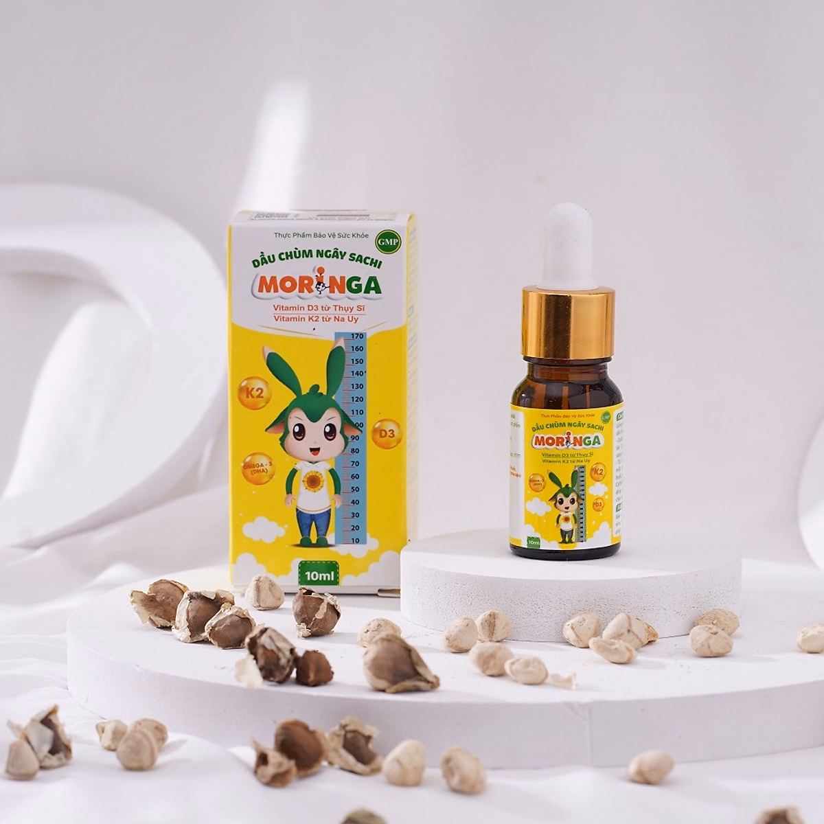 Dầu Chùm Ngây Bổ Sung Vitamin D3 Và K2 Sachi 10Ml - Moringa - Ảnh 4