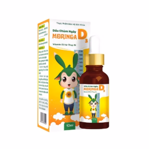 Dầu Chùm Ngây Bổ Sung Vitamin D3 Phát Triển Chiều Cao 10Ml - Moringa