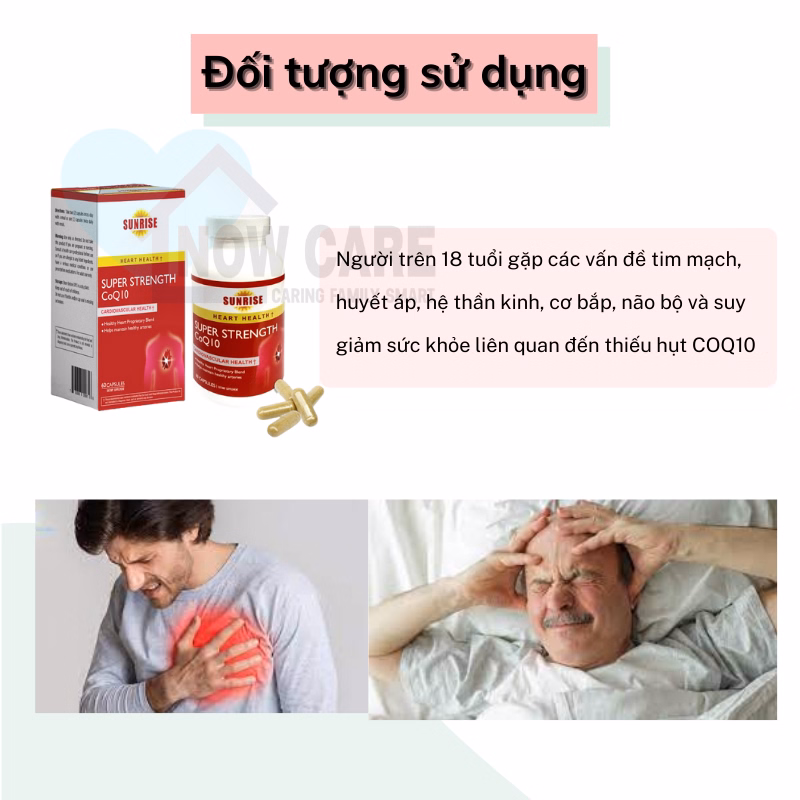 Viên Bổ Tim Super Strength Coq10 - Sunrise - Ảnh 3