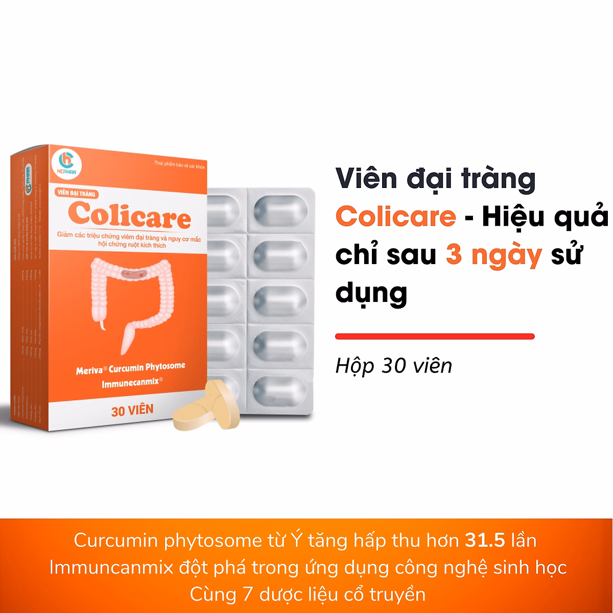 Viên Đại Tràng Thảo Dược - Colicare - Ảnh 2