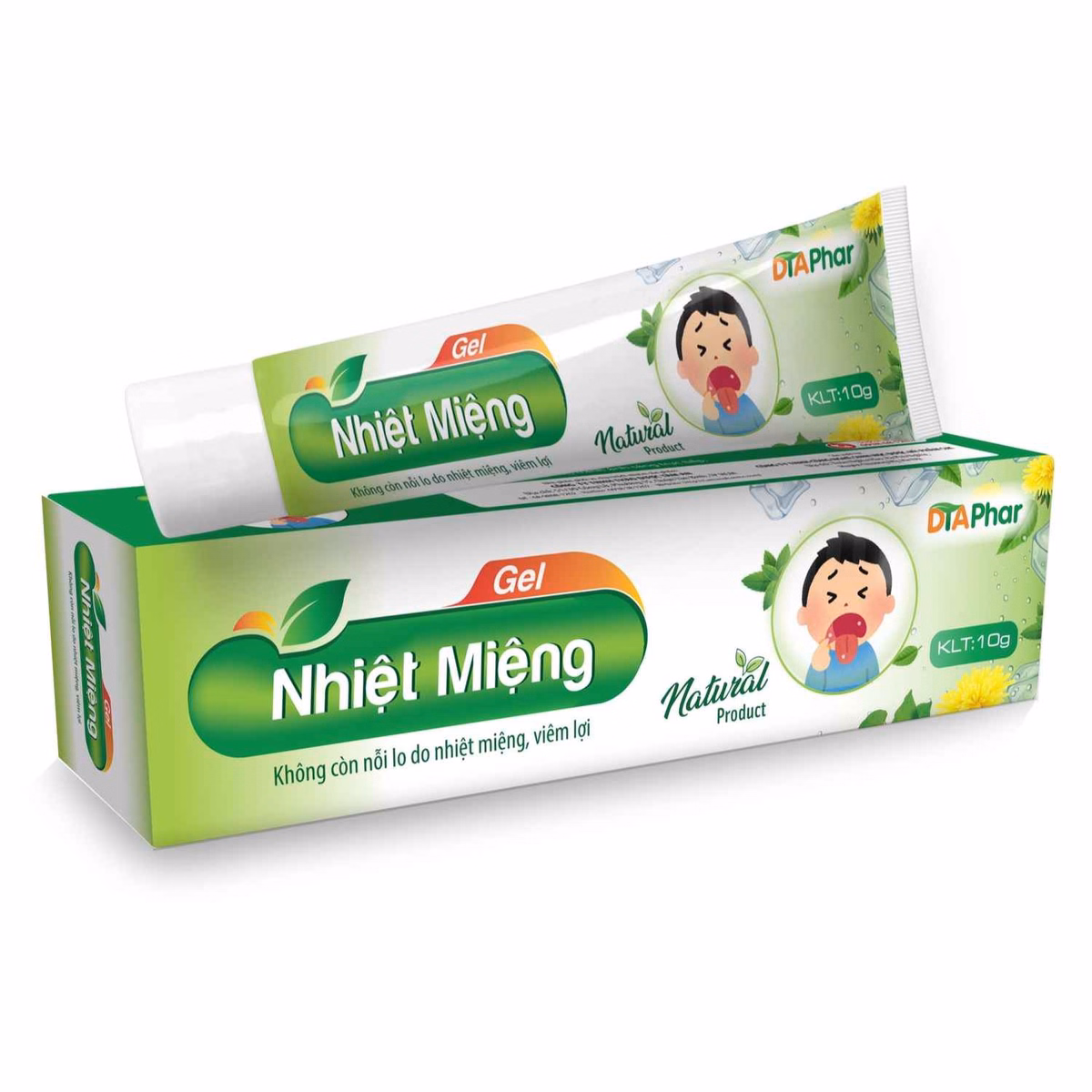 Gel Nhiệt Miệng Giúp Tiêu Nhiệt Giải Độc Làm Lành Vết Thương Kháng Viêm Kháng Khuẩn Do Nóng Trong Miệng Tuýp 10Gr - Ảnh 5