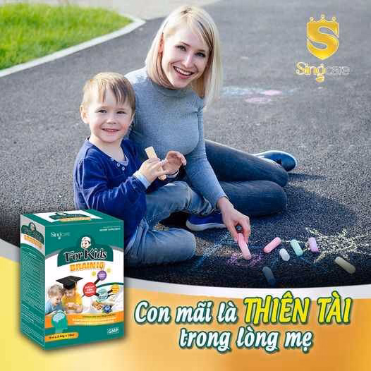 Ống Uống For Kids Brain Iq Bổ Sung Taurine,Choline, Vitamin B6 Hổ Trợ Phát Triển Trí Não 20 Ống- Singcare - Ảnh 5