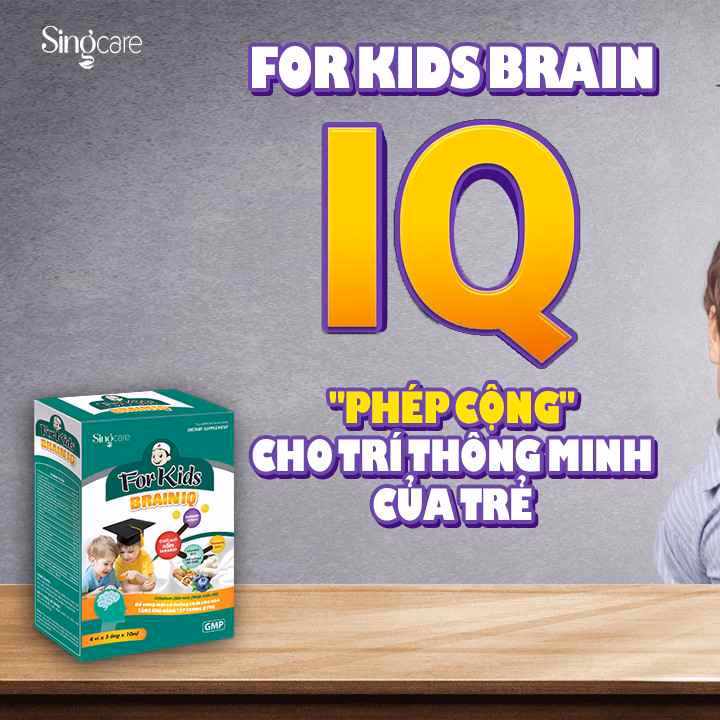 Ống Uống For Kids Brain Iq Bổ Sung Taurine,Choline, Vitamin B6 Hổ Trợ Phát Triển Trí Não 20 Ống- Singcare - Ảnh 7