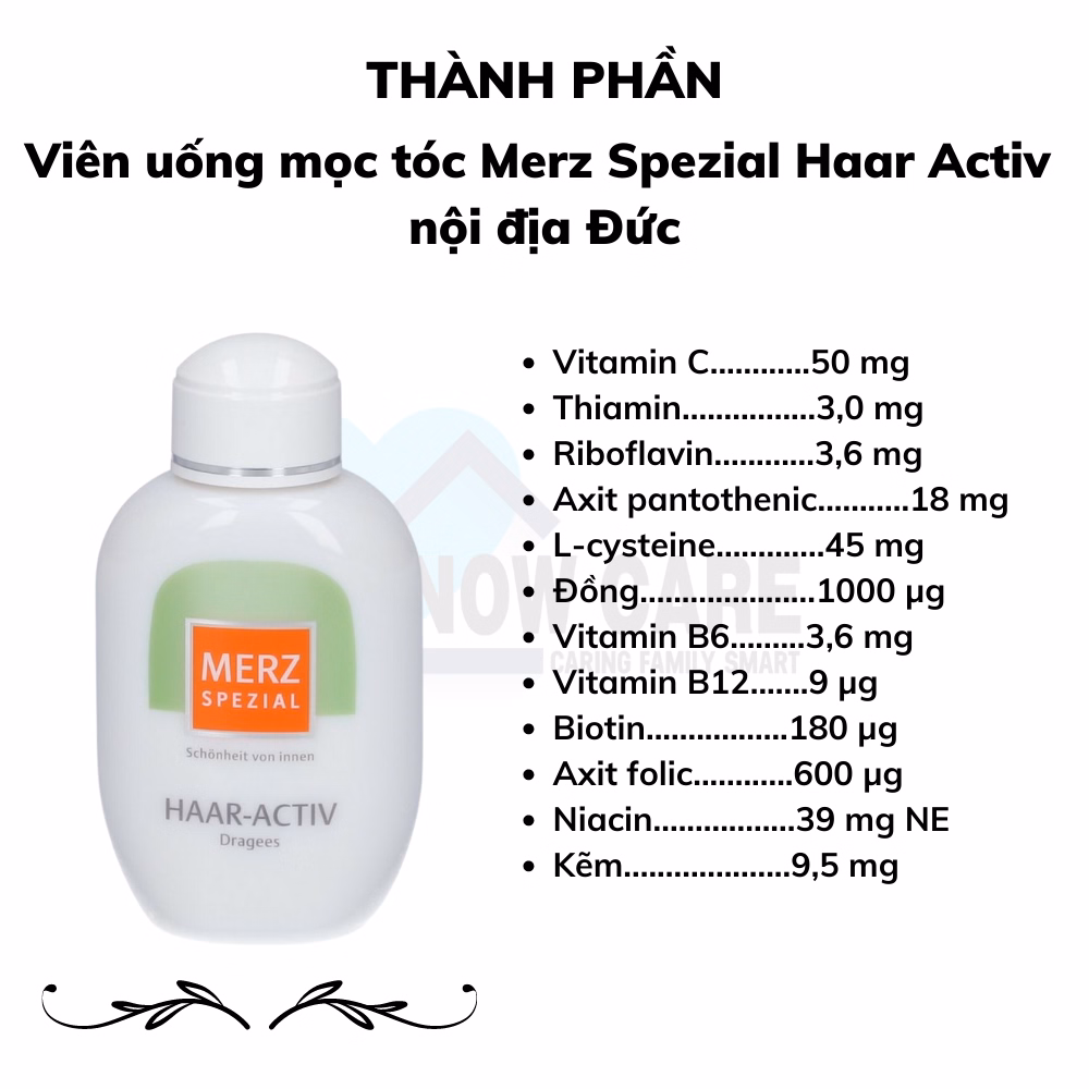 Viên Uống Mọc Tóc - Merz Spcecial - Ảnh 3