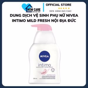 Dung Dịch Vệ Sinh Phụ Nữ Intimo Sensitive Nội Địa Đức 250Ml - Nivea