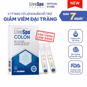 Men Vi Sinh Cho Người Viêm Đại Tràng Livespo Colon 10 Ống - Livespo Pharma
