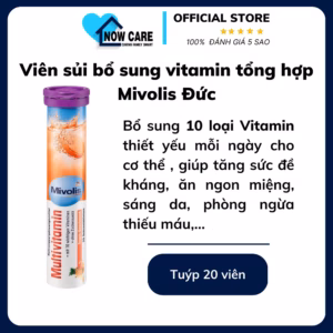 Viên Sủi Bổ Sung Vitamin Tổng Hợp Multivitamin Đức - Mivolis