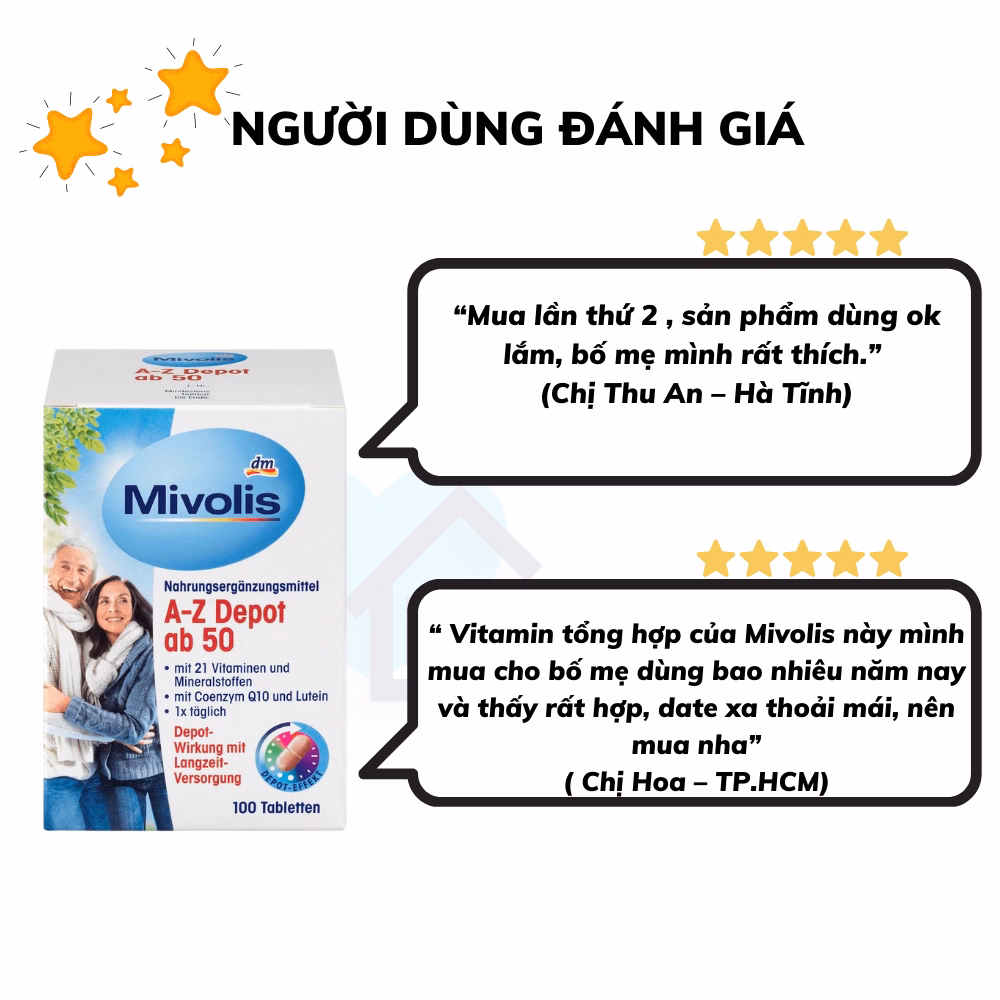 Vitamin Tổng Hợp Az Depot Ab Đức - Mivolis - Ảnh 6