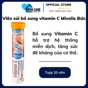 Viên Sủi Bổ Sung Vitamin C Đức - Mivolis