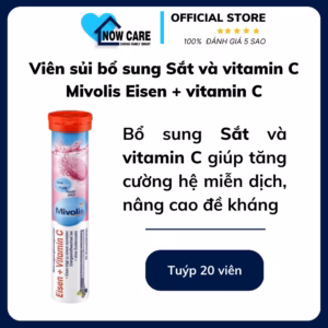 Viên Sủi Bổ Sung Sắt Và Vitamin C Đức - Mivolis