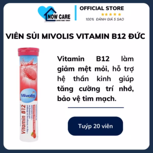 Viên Sủi Bổ Sung Vitamin B12 Đức - Mivolis